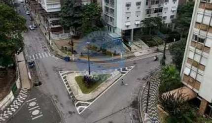 Apartamento a venda em Santos no Gonzaga, quadra da praia