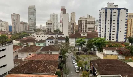 Ótimo apartamento a venda no Gonzaga em Santos
