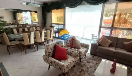 Lindo apartamento a venda em Santos na Aparecida Vista mar