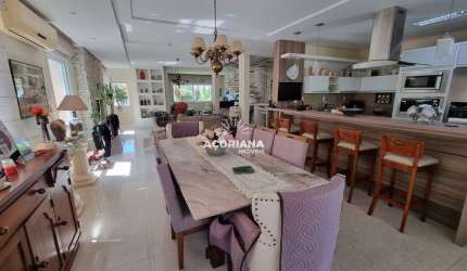 Casa em condomínio com 5 suítes à venda, 313 m² - Campeche - Florianópolis/SC