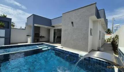 Casa com 3 dormitórios, sendo 3 suítes no Tupy em itanhaém / SP