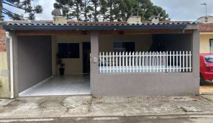 Casa em condomínio fechado com 3 quartos à venda na Rua Osmário de Oliveira Bastos, 772, Vila Fuck, Piraquara, 102 m2 por R$ 300.000
