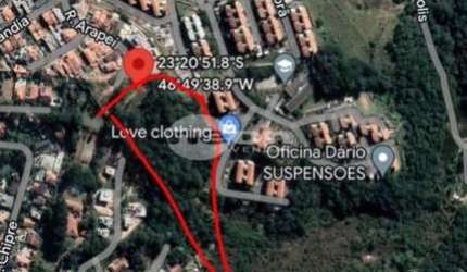Terreno comercial à venda na Rua Arapeí, 122, Colina Maria Luíza (Jordanésia), Cajamar, 21279 m2 por R$ 11.000.000