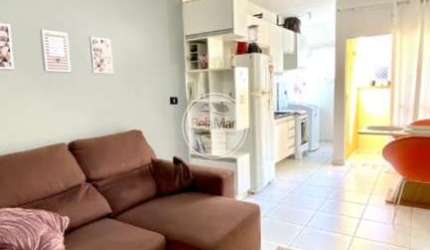 Apartamento a venda com 2 dormitórios e 1 banheiro social a venda no Ipiranguinha em Ubatuba - SP.