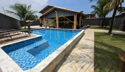 Casa para Venda em Itanhaém, Balneário Tupy, 4 dormitórios, 1 suíte, 3 banheiros, 4 vagas