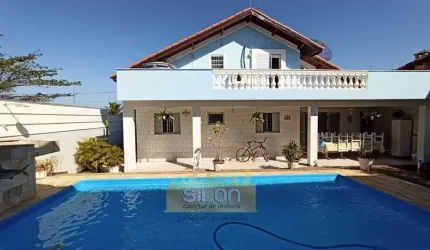 Sobrado para Venda em Itanhaém, Jardim Grandesp, 6 dormitórios, 3 suítes, 6 banheiros, 3 vagas