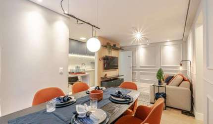Lindo apto, todo Mobiliado e Decorado, Novo de 3 dormitorios no Bigorrilho! EMPREENDIMENTO Pronto pra Morar e com Parcelamento Facilitado