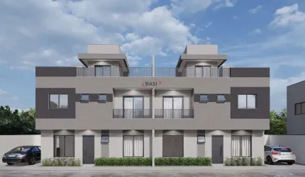 Sobrado novo, 3 dormitorios, 2 vagas, terraco