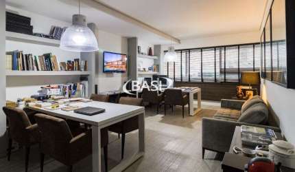 Sala mobiliada com vaga no Neo Super quadra