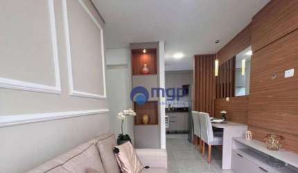 Apartamento com 1 dormitório à venda, 39 m² - Vila Isolina Mazzei