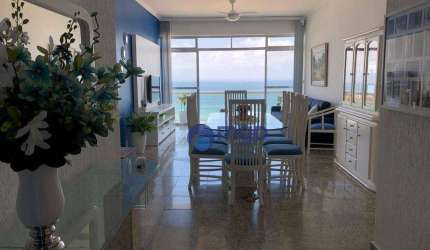 Apartamento com 3 dormitórios à venda, 130 m² - Pitangueiras - Guarujá/SP