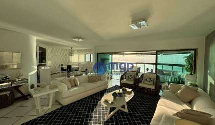 Apartamento de luxo com 5 suítes, à venda no Condomínio Tortugas/Enseada - 225 m² - Guarujá/SP