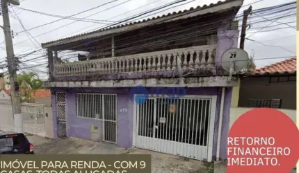 Imóvel para renda com 9 imóveis à venda, 450 m² por R$ 1.600.000 - Vila Guilherme - São Paulo/SP