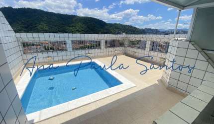 OPORTUNIDADE de COBERTURA TRIPLEX com 3 dormitórios (2 suítes) a venda na Vila Belmiro em Santos