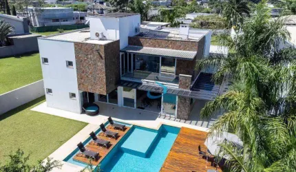 Casa Alto Padrão Excelente Custo Benefício Cond. Villagio do Engenho 5 suítes 4 salas gourmet piscina escritório adega completa planejados 6 vagas
