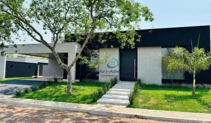 Casa Nova Térrea Condomínio Villagio do Engenho 4 suítes Salas integradas ao gourmet planejados cozinha/home pé direito duplo persianas elétricas