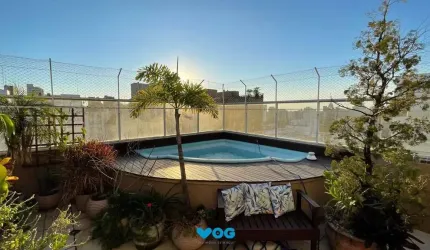 Cobertura duplex com piscina privativa, lareira e vista exclusiva