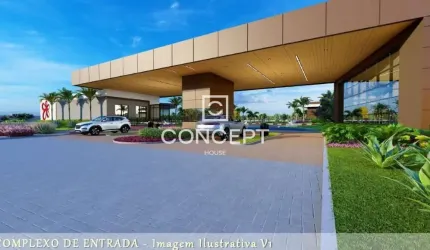 Terreno em condomínio fechado à venda na Projetada A, 75, Jardim Petrópolis, Cuiabá por R$ 289.000