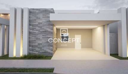 Casa em condomínio fechado com 3 quartos à venda na Angelo Antônio Dall Alba, 2, Parque dos Buritis, Lucas do Rio Verde por R$ 686.242