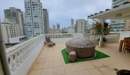 Cobertura com 3 dorms, Boqueirão, Santos - R$ 1.91 mi, Cod: 3195