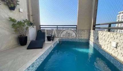 Cobertura com 3 dorms, Embaré, Santos - R$ 2.6 mi, Cod: 4442
