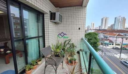 Apartamento para Venda em Santos, Embaré, 3 dormitórios, 1 suíte, 4 banheiros, 2 vagas