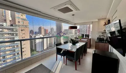 Apartamento para Venda em Santos, Boqueirão, 3 dormitórios, 3 suítes, 5 banheiros, 2 vagas