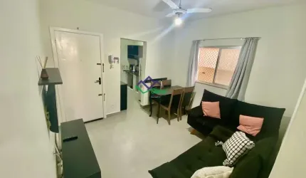 Apartamento para Venda em Santos, Embaré, 1 dormitório, 1 banheiro, 1 vaga