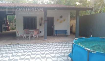 CASA NO SITIO SÃO JOÃO PRONTA PRA MORAR EM BERTIOGA LITORAL NORTE DE SP