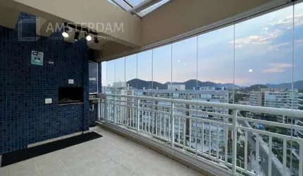 COBERTURA DUPLEX COM 3 VAGAS DE GARAGEM E RESORT EM BERTIOGA.