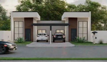Casa com 2 quartos à venda na Rua Oscar Renaud, 129, Iguaçu, Araucária, 85 m2 por R$ 680.000