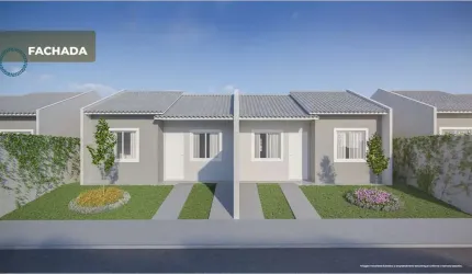 Casa com 2 quartos à venda na Rua Martins Follador, 150, Campo Largo da Roseira, São José dos Pinhais, 51 m2 por R$ 279.000