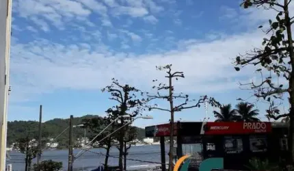 Apartamento 2 Dormitórios à Venda - Centro São Vicente, Vista Parcial para a Praia.