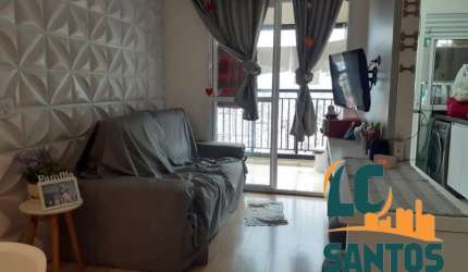 Apartamento com 2 quartos à venda na Rua Godofredo Fraga, 10, Marapé, Santos, 63 m2 por R$ 690.000