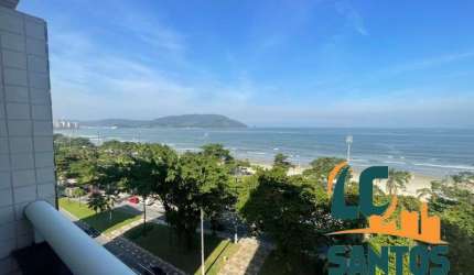 Apartamento com 3 quartos para alugar na Avenida Bartolomeu de Gusmão, 37, Boqueirão, Santos, 86 m2 por R$ 7.000