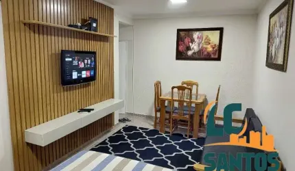 Apartamento com 1 quarto à venda na Avenida Barão de Penedo, 36, José Menino, Santos, 44 m2 por R$ 310.000