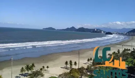 Apartamento em Santos Frente Total para o Mar