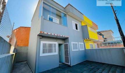 Sobrado com 2 dormitórios à venda, 69 m² por R$ 297.000,00 - Jardim Praia Grande - Mongaguá/SP