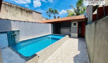 Casa com 2 dormitórios à venda, 69 m² por R$ 319.900,00 - Balneário Flórida Mirim - Mongaguá/SP