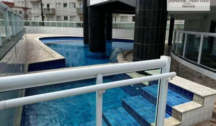 APARTAMENTO COM PISCINA NO BAIRRO CAIÇARA EM PRAIA GRANDE - SP