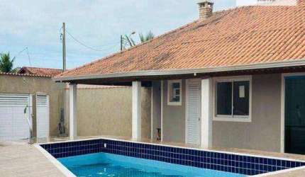 Casa com Piscina na praia de Itanhaem, garantindo todo o conforto, lazer e segurança para você e sua família!