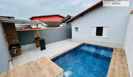 Casa com 3 dormitórios à venda, 106 m² por R$ 499.000,00 - Flórida Mirim - Mongaguá/SP