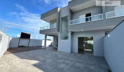 Sobrado com 3 dormitórios à venda, 107 m² por R$ 749.000,00 - Cibratel II - Itanhaém/SP