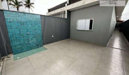 Casa com 3 dormitórios e piscina à venda, 78 m² por R$ 585.000 - Jardim Suarão - Itanhaém/SP
