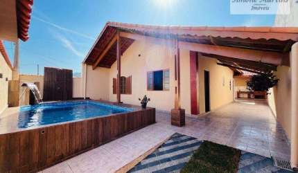CASA EM LOTE INTEIRO,  COM PISCINA EM  MONGAGUA/SP ?????