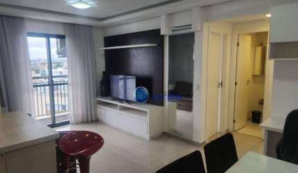 Apartamento 100% mobiliado na rua Guararapes 1 quarto para alugar, 47 m² por R$ 3.200/mês - Água Verde - Curitiba/PR