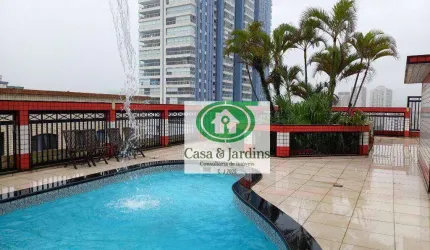 Maravilhosa cobertura Tríplex  a tres quadras da Praia  no Bairro Aparecida proximo a Ponta da Praia  e proximo ao shopping .