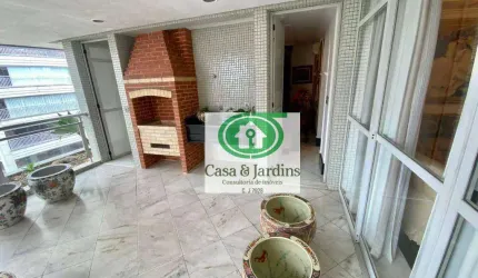 Apartamento Alto Padrão Boqueirão / Vila Rica -  dormitórios, 4 garagens - Santos