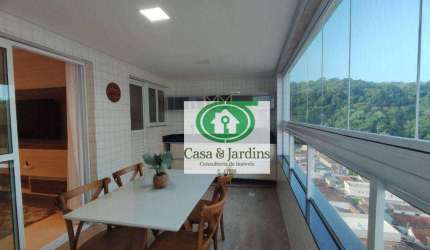 Apartamento com 3 dormitórios à venda, 119 m² por R$ 950.000,00 - Canto do Forte - Praia Grande/SP
