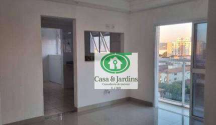 Apartamento com 2 dormitórios à venda, 54 m² por R$ 550.000,00 - Aparecida - Santos/SP